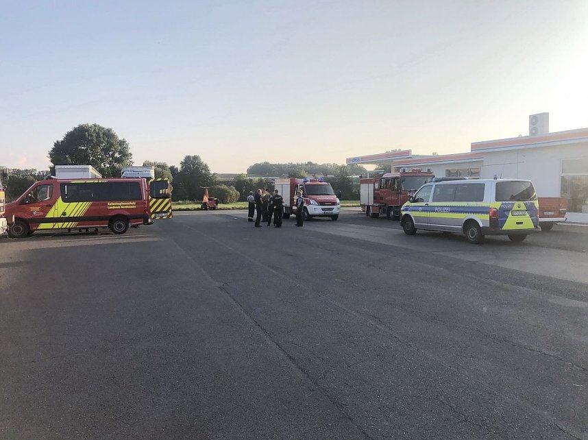 Gro&szlig;einsatz bei Mackenrode nach vermeintlichen Flugunfall
