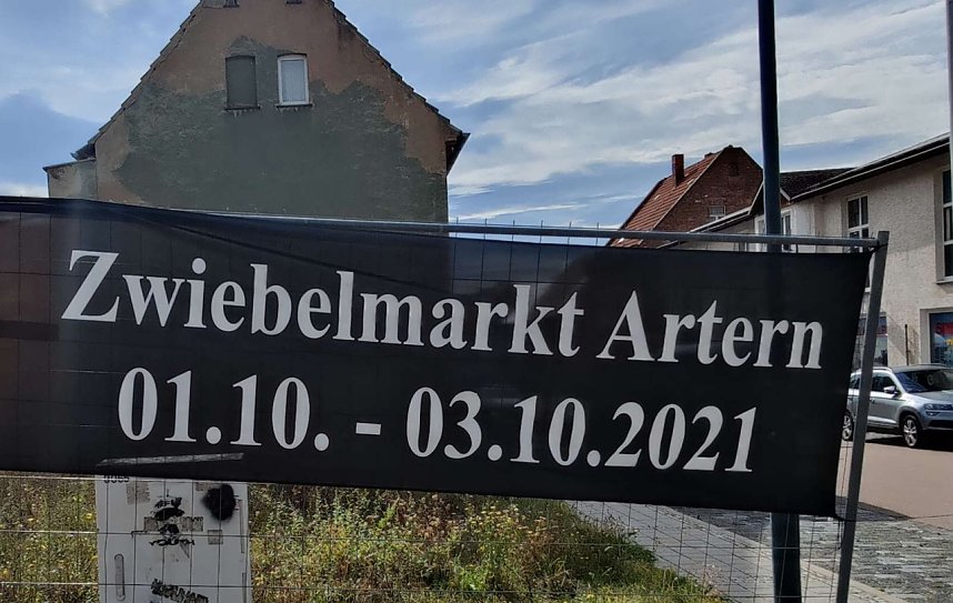 Zwiebelmarkt in Artern