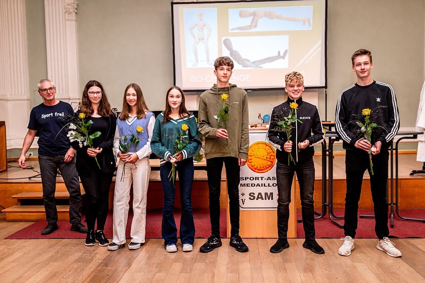 Sportass-Ehrung im Humboldt-Gymnasium