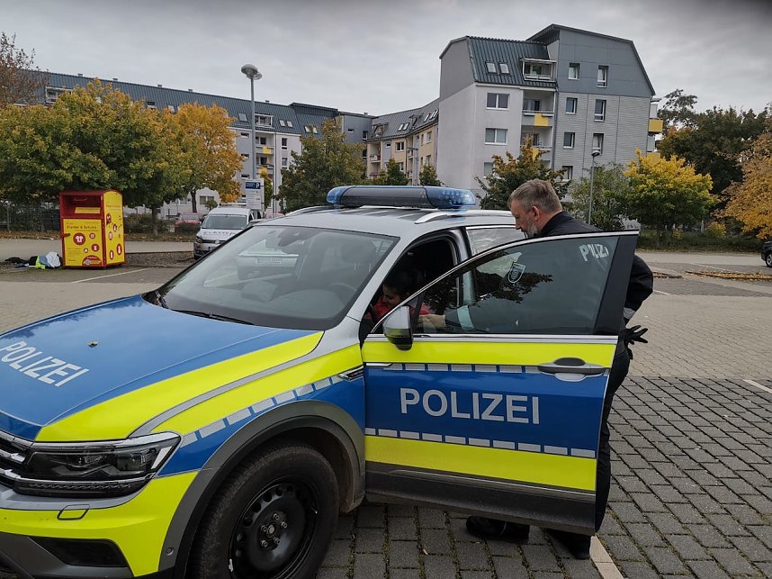 Verkehrssicherheitstag auf dem Netto-Parkplatz