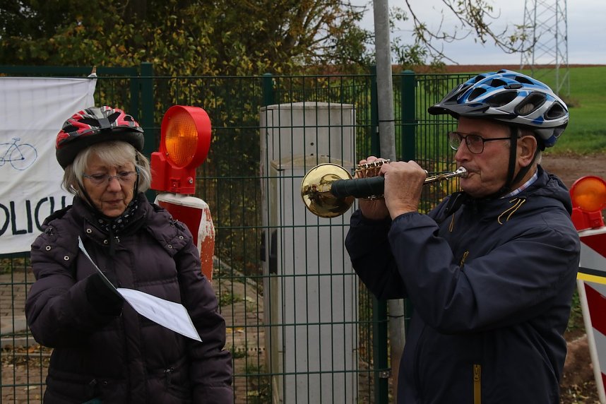 Der Radweg zwischen Nordhausen und Hesserode wurde heute offiziell er&ouml;ffnet