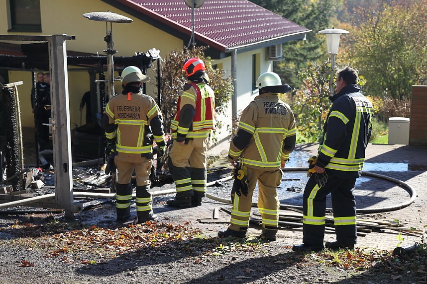 Nebengeb&auml;ude brannte