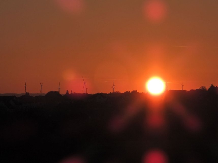 Sonnenuntergang in der Windl&uuml;cke