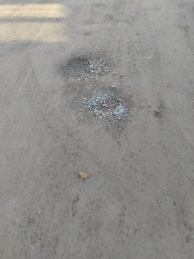 Miserabler Stra&szlig;enzustand in Auleben