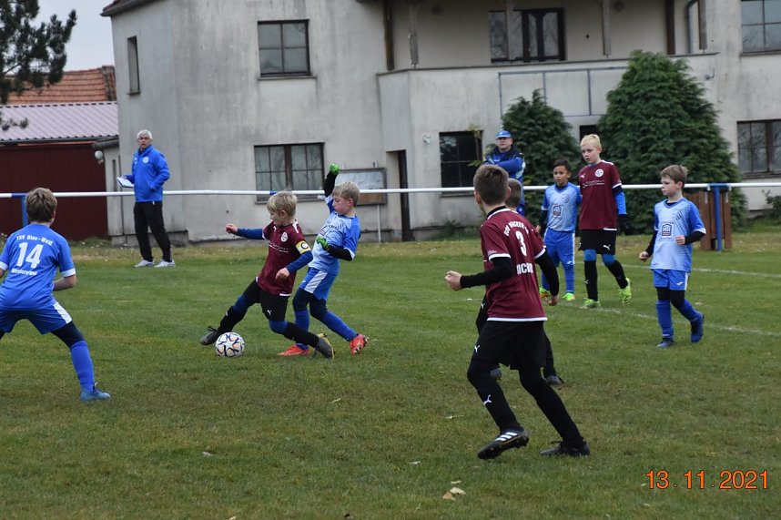 Wackers E2 spielte sich in neuen Trikots zum Sieg