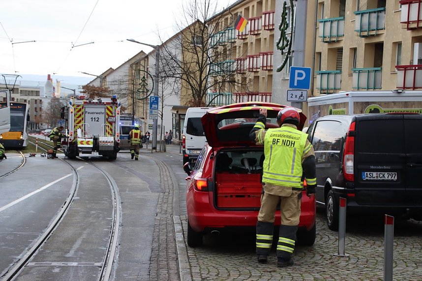 Schwerer Unfall in der Rautenstra&szlig;e