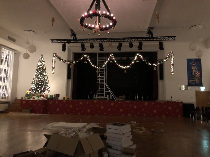 Festschmucke im Bleicher&ouml;der Kulturhaus