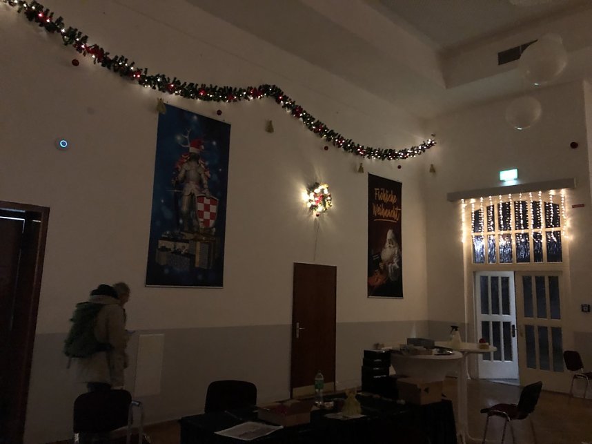 Festschmuck im Bleicher&ouml;der Kulturhaus