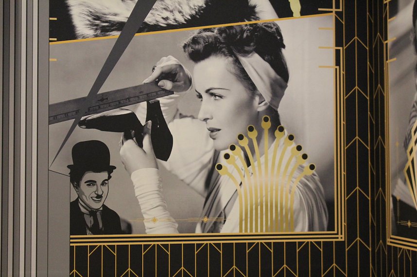 Prominenz an der Wand: Ein erster Einblick in das neue Hotelrestaurant