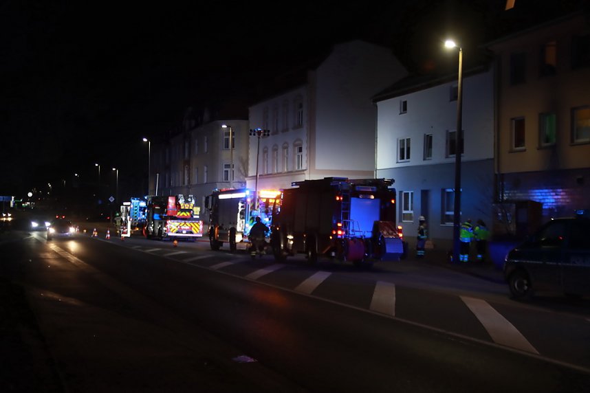 K&uuml;chen brannte in der Halleschen Stra&szlig;e