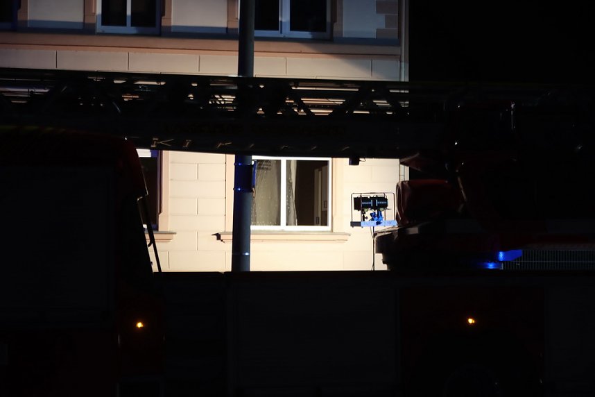 K&uuml;chen brannte in der Halleschen Stra&szlig;e