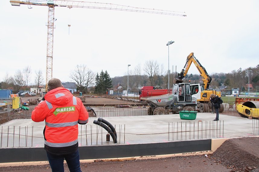 Grundsteinlegung am Albert-Kuntz-Sportpark