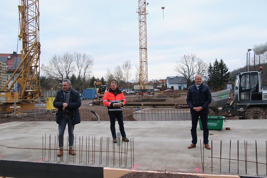 Grundsteinlegung am Albert-Kuntz-Sportpark