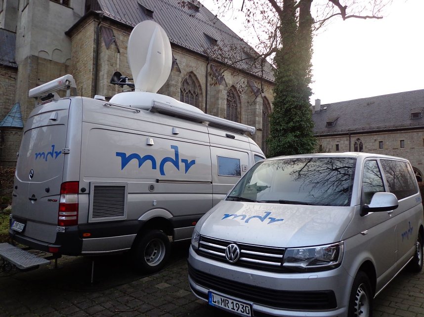 Den Gottesdienst im Dom konnten heute nicht nur Nordh&auml;user live erleben