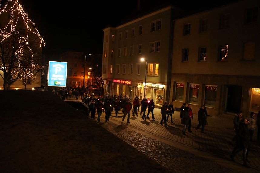 Corona-"Spaziergang" in Nordhausen