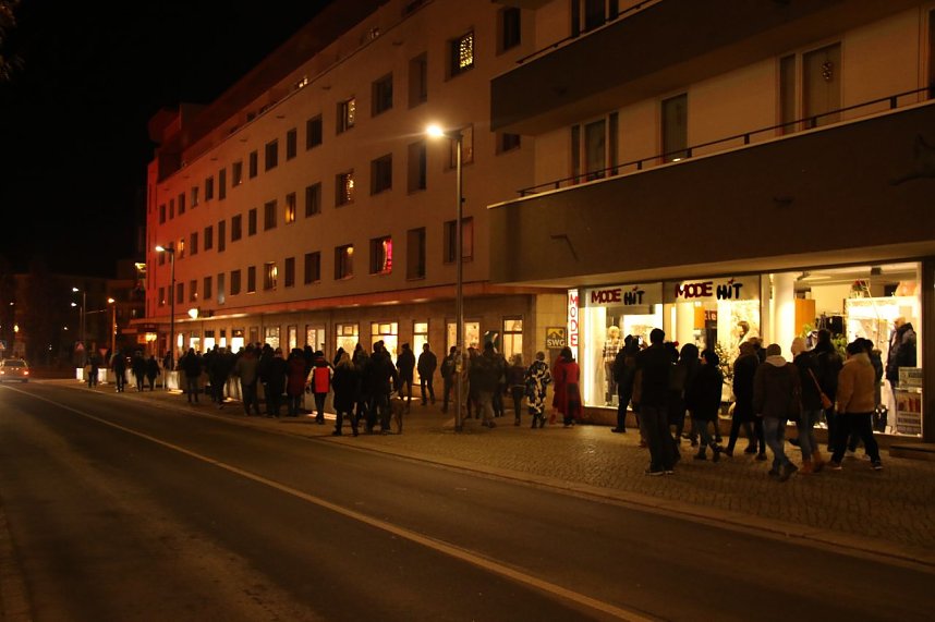 Corona-"Spaziergang" in Nordhausen