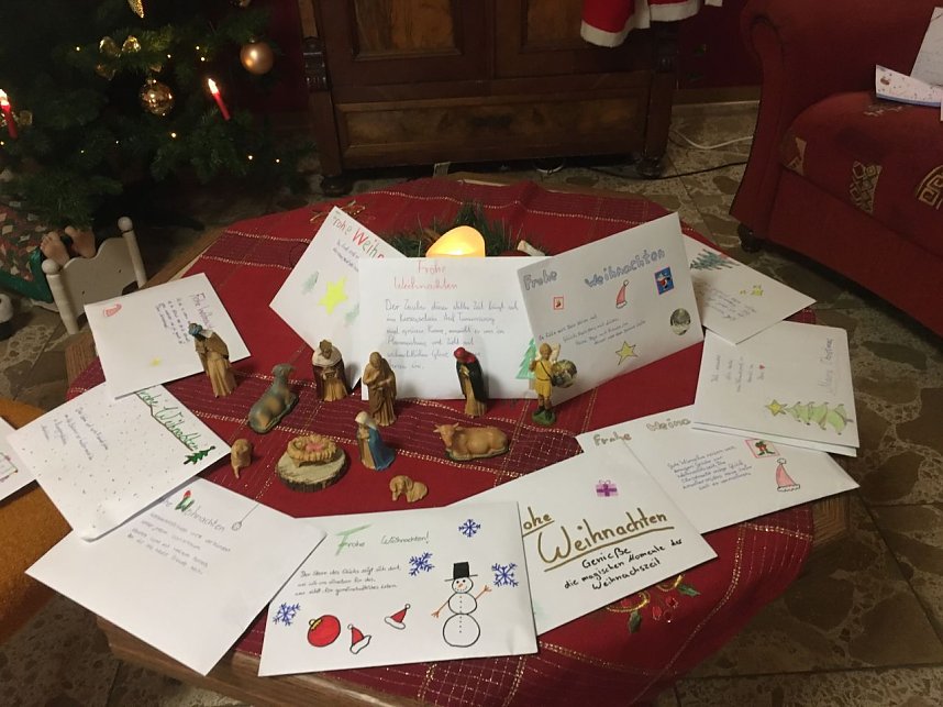 Weihnachtsgr&uuml;&szlig;e f&uuml;r das Pflegeheim Ossietzky-Hof