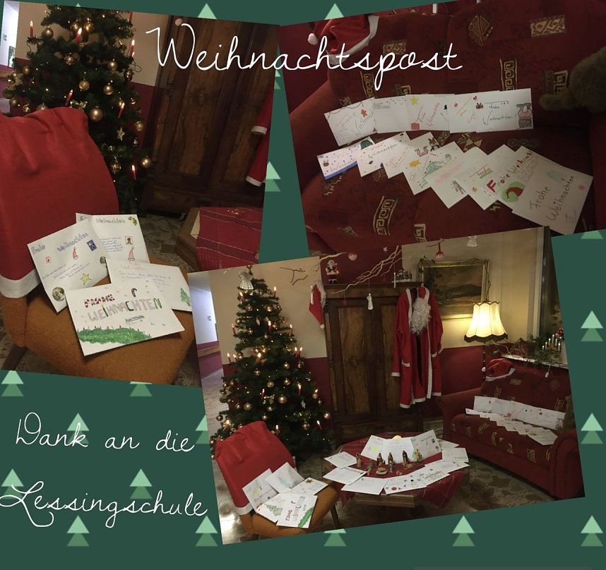 Weihnachtsgr&uuml;&szlig;e f&uuml;r das Pflegeheim Ossietzky-Hof