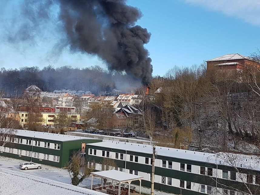 Gro&szlig;brand in der Nordh&auml;user Altstadt