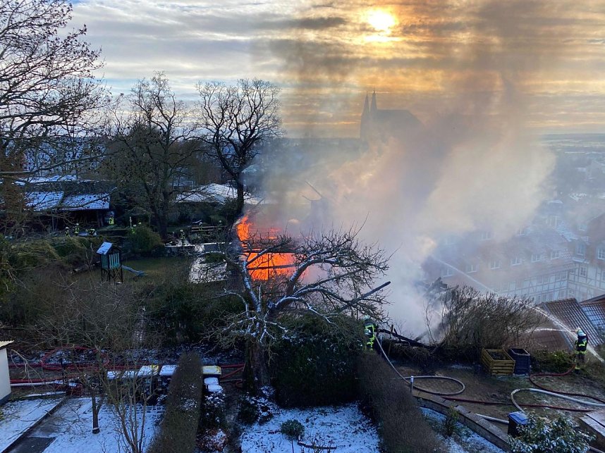 Gro&szlig;brand in der Nordh&auml;user Altstadt