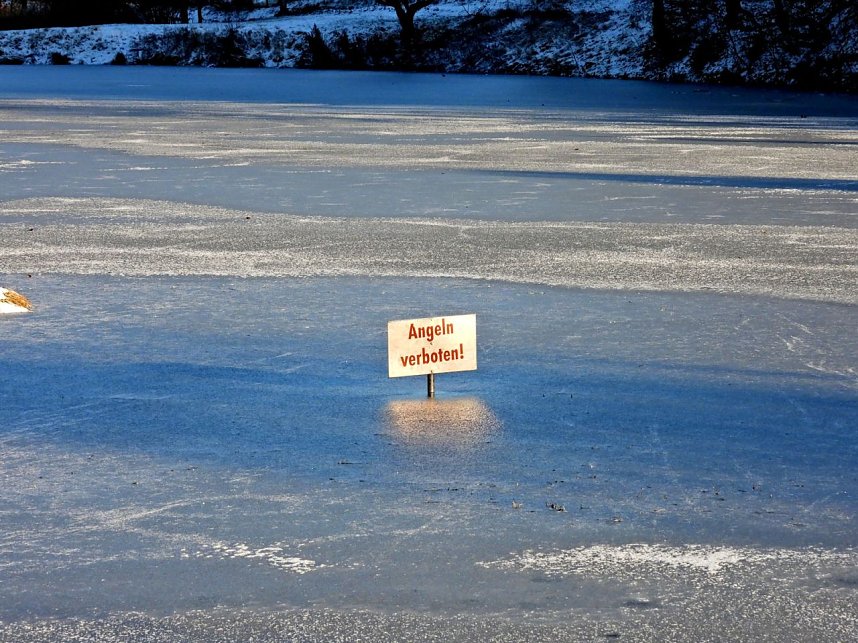 Winterspaziergang am Rosenteich