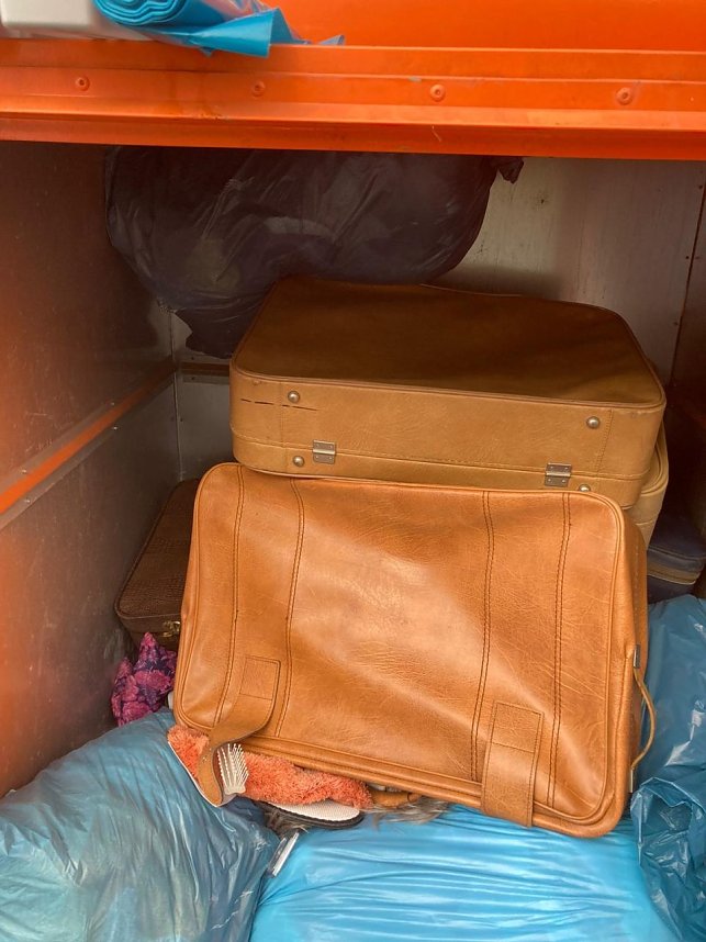 Trauriger Anblick an vielen Containern