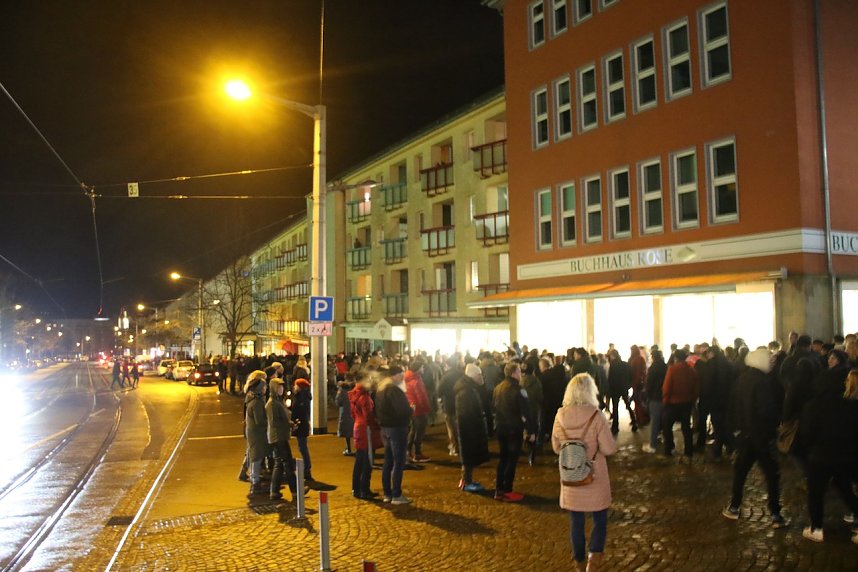 Corona-"Spaziergang" in Nordhausen