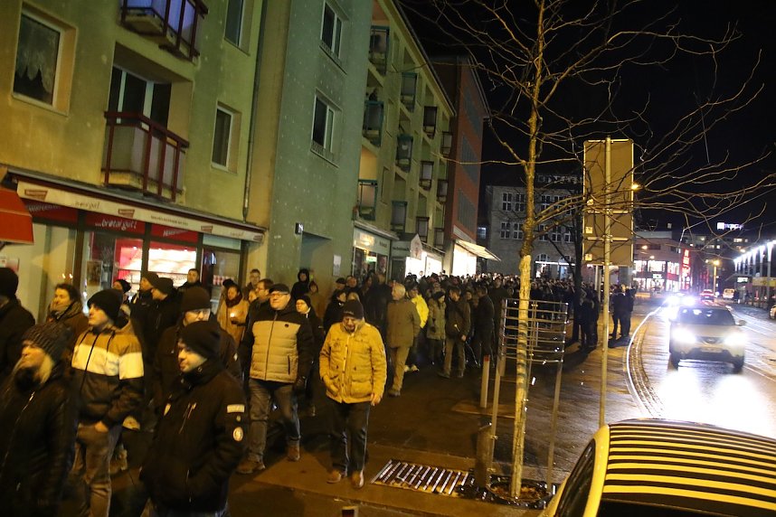 Corona-"Spaziergang" in Nordhausen