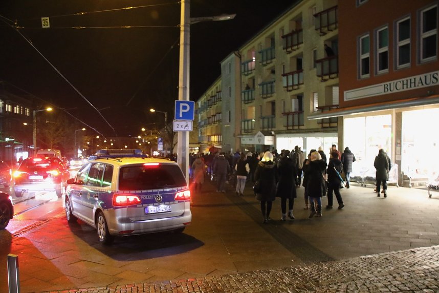 Corona-"Spaziergang" in Nordhausen