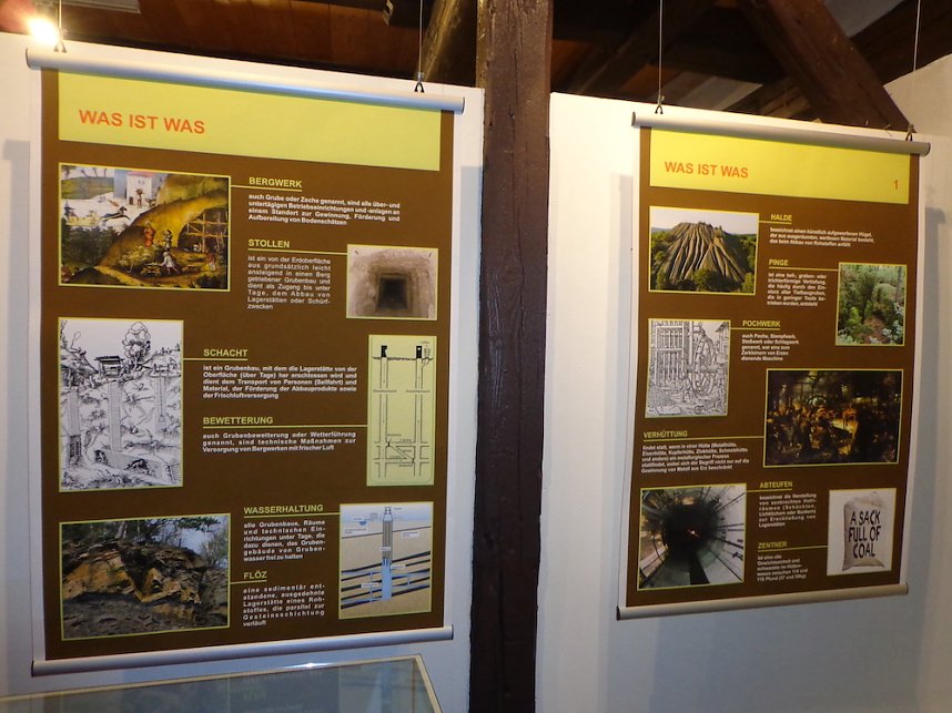Bergbauaustellung im Tabakspeicher