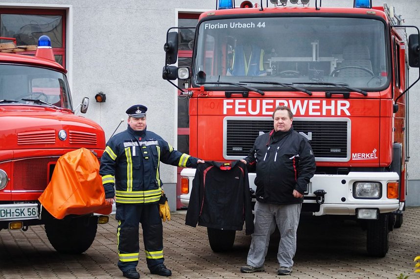Unterst&uuml;tzung f&uuml;r die Feuerwehr in Urbach