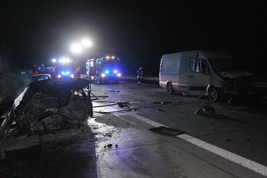 Schwerer Unfall auf der A38