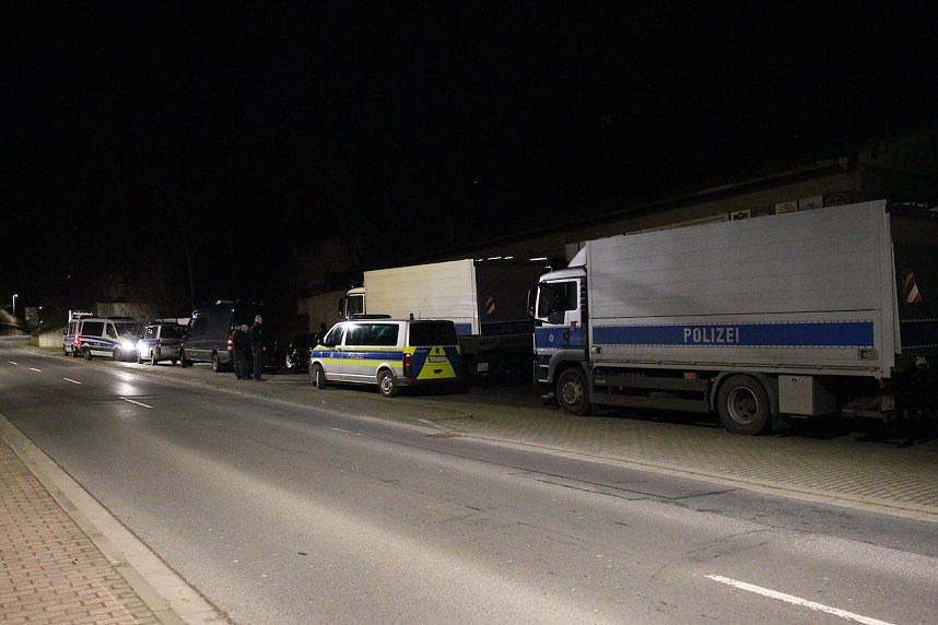 Bei einem Gro&szlig;einsatz in Sondershausen konnte die Polizei eine Cannabis-Plantage ausheben