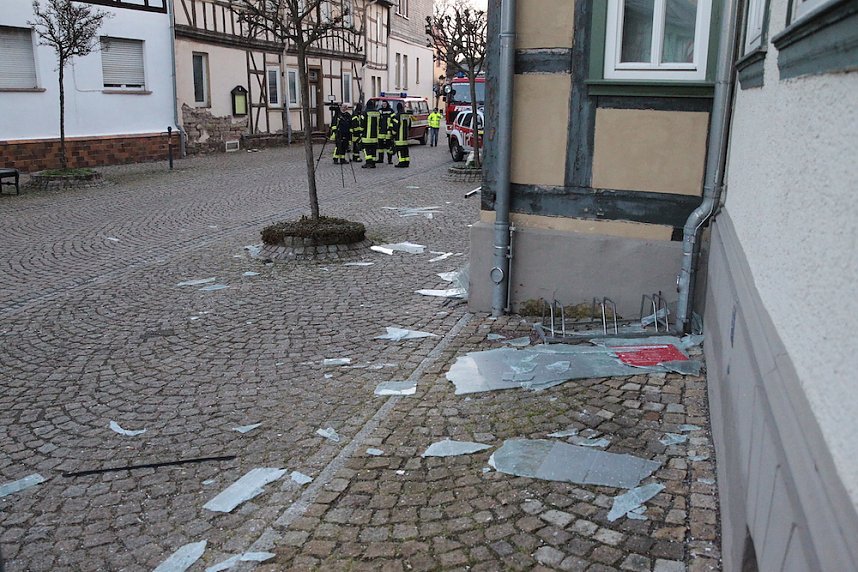 N&auml;chtlicher Bankraub in Heringen