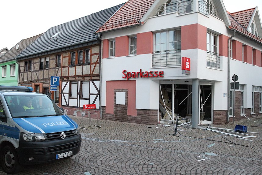 N&auml;chtlicher Bankraub in Heringen