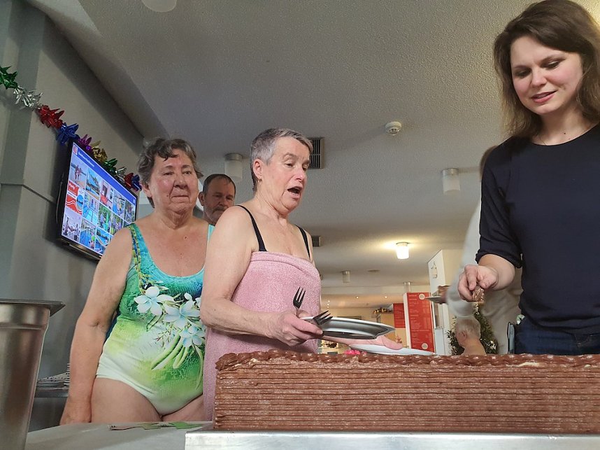 Geburtstagsfeier im Badehaus