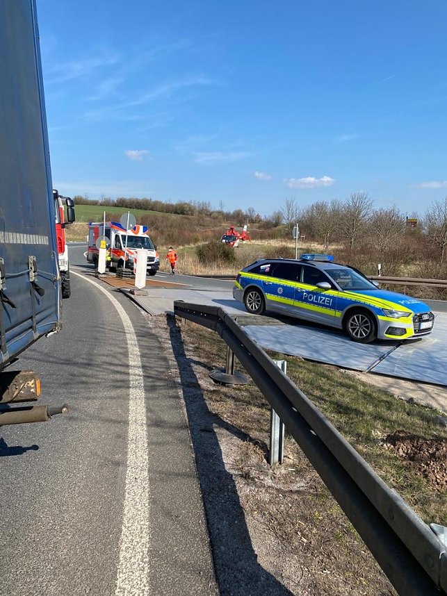 Unfall auf der A38