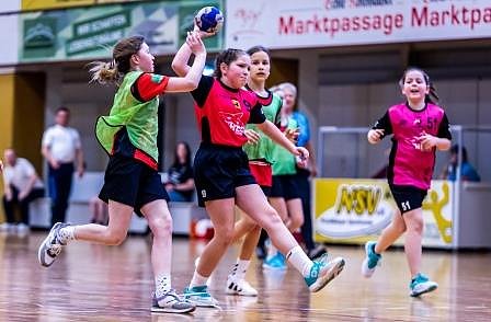 Handball in der Ballspielhalle