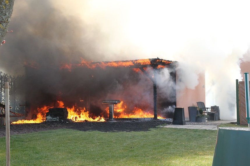 Garagenbrand in Werther