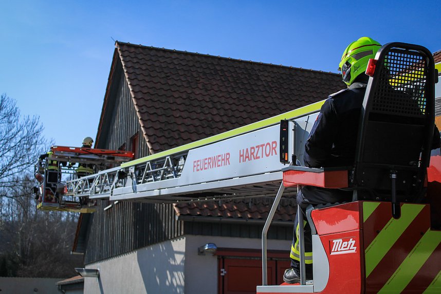 &Uuml;bungen der Harztorfeuerwehr