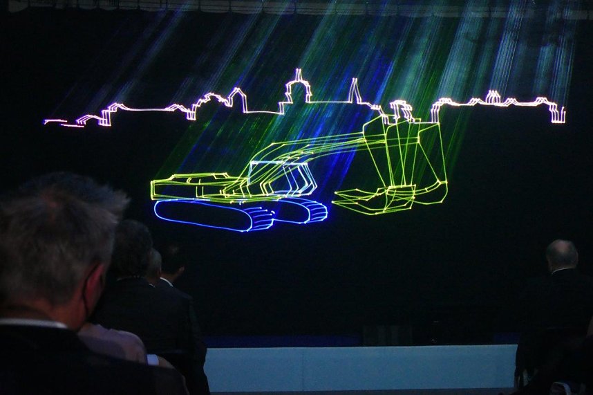 Lasershow beendete den offiziellen Teil