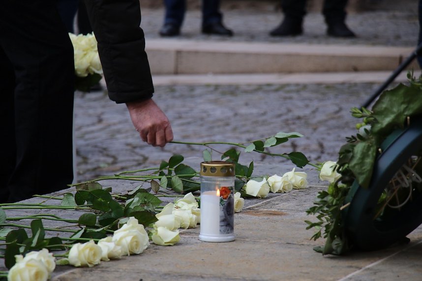 Gedenkveranstaltung zum Jahrestag der Bombardierung Nordhausens