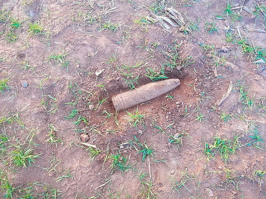 Munitionsfund bei Herreden