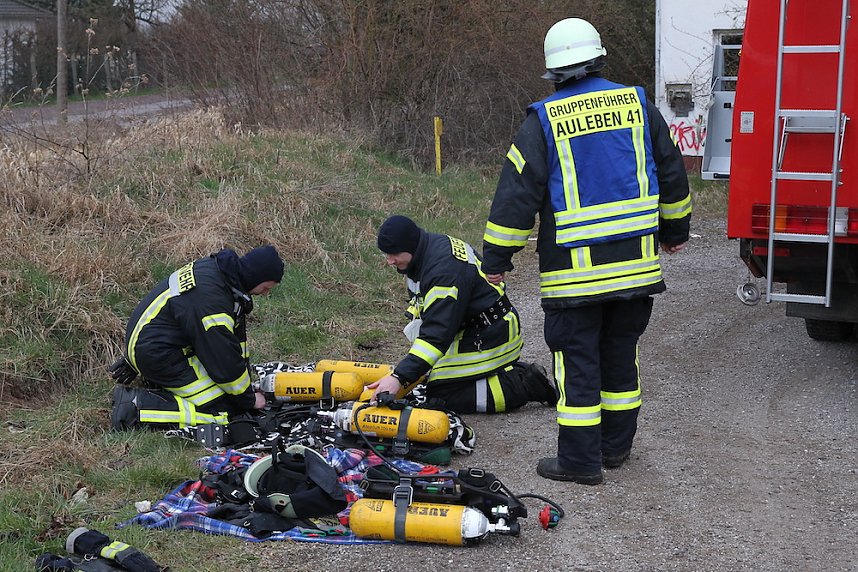 Dachstuhlbrand in Heringen 
