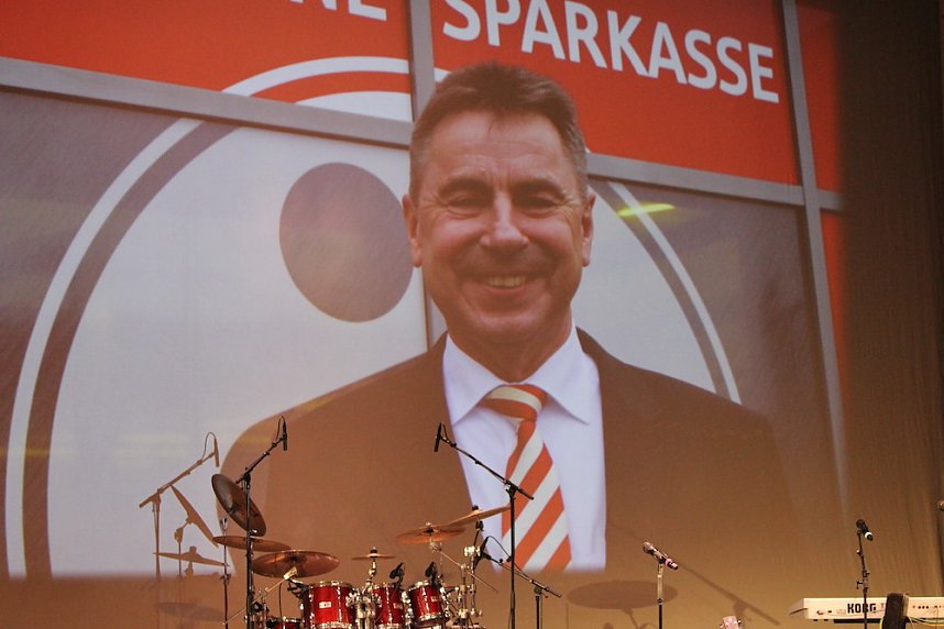 Verabschiedung von Wolfgang Asche im Theater