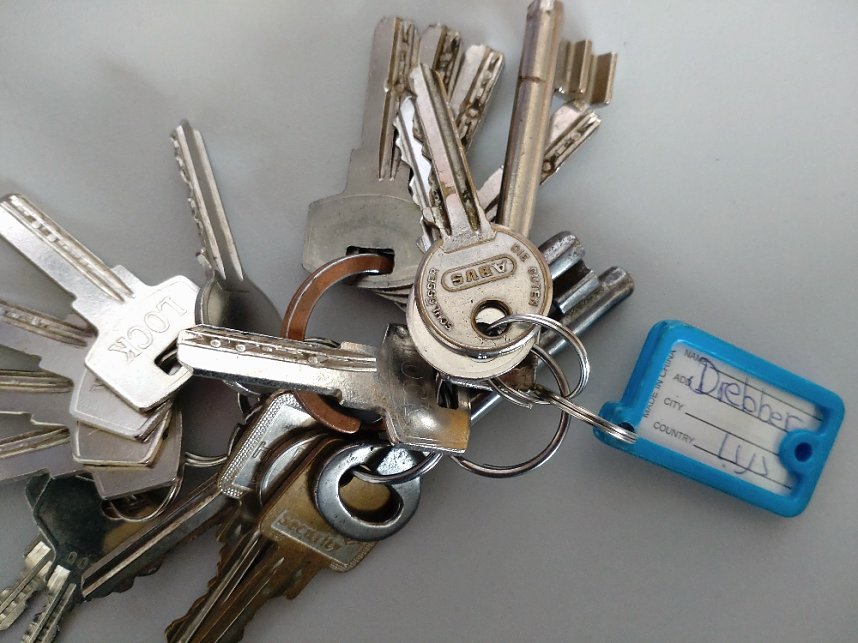 Wer erkennt seine Schl&uuml;ssel?