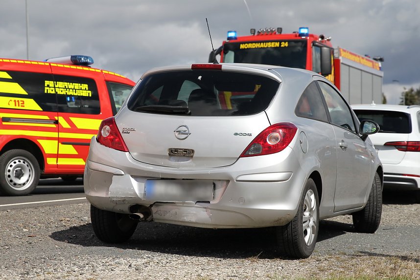 Unfall auf der Kasseler Landstra&szlig;e