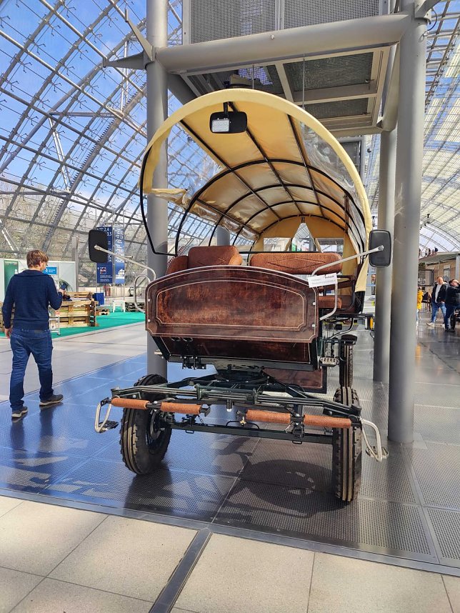 Peter Blei unterwegs auf der "Partner Pferd" in Leipzig