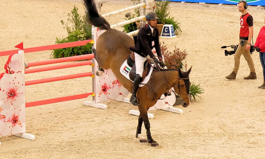 Peter Blei unterwegs auf der "Partner Pferd" in Leipzig