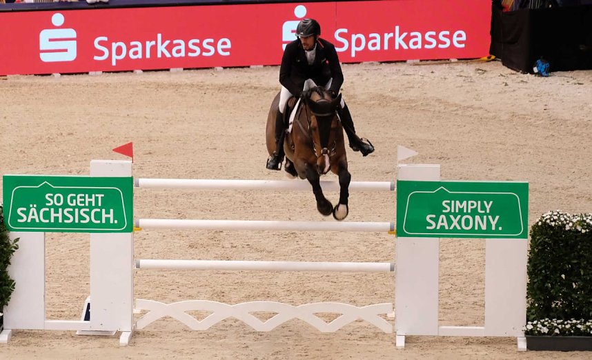 Peter Blei unterwegs auf der "Partner Pferd" in Leipzig